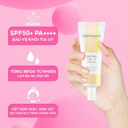 Thumbnail Kem chống nắng nâng tone che khuyết điểm Cell Fusion C Neutral Tone-Up Sun Base SPF50+ PA++++ tone beige nhẹ nhàng 40ml 3