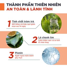 Thumbnail Serum giảm mụn Oriss tinh chất tràm trà hỗ trợ mờ thâm sạch mụn 10g 3
