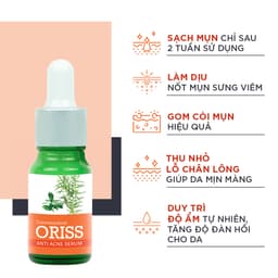Thumbnail Serum giảm mụn Oriss tinh chất tràm trà hỗ trợ mờ thâm sạch mụn 10g 4