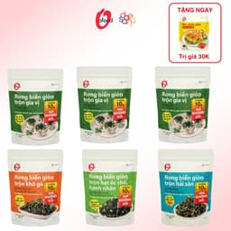 Thumbnail Combo 6 rong biển giòn 40g O'food trộn 4 vị 1