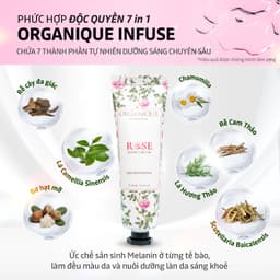 Thumbnail Kem Dưỡng Da Tay Hương Hoa Thiên Nhiên Organique Giúp Dưỡng Ẩm, Giúp Mềm Mịn Da, Tránh Khô Nẻ Phù Hợp Mọi Loại Da - 75ml 1