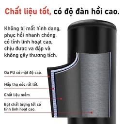 Thumbnail BG Trụ tập luyện Boxing Pile BG026 hai màu Red/Black, hỗ trợ rèn luyện thể lục và cơ bắp 3
