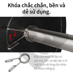 Thumbnail - Thanh tạ cong 1,5M curved 2 loại phi 25/50 hỗ trợ tập luyện cơ tay trước và sau 3