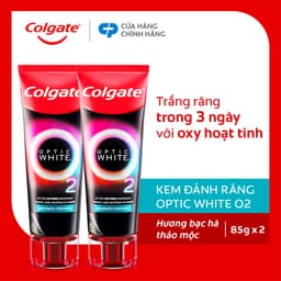 Thumbnail Bộ 2 Kem Đánh Răng Colgate trắng răng TRONG 3 NGÀY Optic White O2 với Oxy Hoạt Tính 85g/tuýp 3