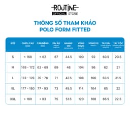 Thumbnail Áo Polo Nam Ngắn Tay Phối Cổ Form Fitted - Routine 10F24POL029R2 4