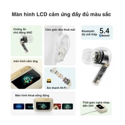 Thumbnail Tai nghe bluetooth không dây nhét tai chống ồn chủ động ANC Rockspace A5 pro TWS có mic BH 12 tháng 1