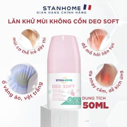 Thumbnail Combo 2 lăn khử mùi không cồn cho da nhạy cảm Stanhome Deo soft 50ml/lọ 2