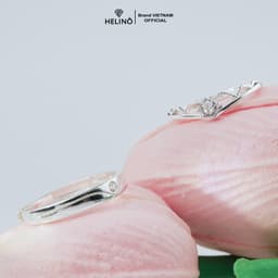 Thumbnail Nhẫn Đôi Bạc 925 HELINO vương miện đính đá cao cấp, Freesize Tùy Chỉnh ND05 4