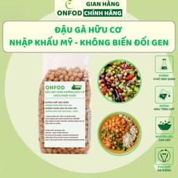 Thumbnail Đậu gà hữu cơ nhập khẩu mỹ không biển đổi gen ONFOD ăn kiêng giảm cân bé ăn dặm mẹ bầu tiểu đường 500g 1