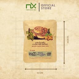 Thumbnail Nam Xanh Chuối điều cuộn nếp phồng túi 40g 3