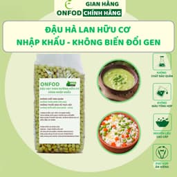 Thumbnail Đậu hà lan hữu cơ nhập khẩu không biển đổi gen ONFOD giảm cân ăn kiêng tiểu đường mẹ bầu bé ăn dặm 1