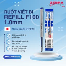 Thumbnail Ruột viết F100 1.0mm cho F301 / F301V / F301 Compact / F701 / BA115 - Zebra Nhật Bản [Chính hãng] 1