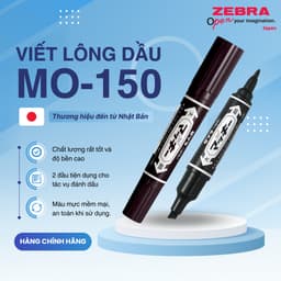 Thumbnail Bút Lông Dầu Mckee MO-150 Zebra Nhật Bản - [Chính hãng] 2