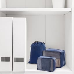 Thumbnail Túi phân loại hành lý MIAvn The Travel Star Foldable Travel Set 3in1 M Navy Du Lịch Tiện Lợi 1