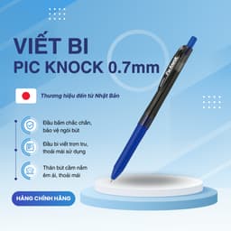 Thumbnail Bút bi bấm Pic Knock 0.7mm - Zebra [Chính hãng] 1