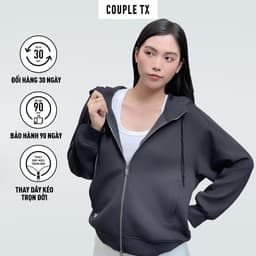 Thumbnail Áo Khoác Chống Nắng Nữ Couple TX Thun 2 Da Dây Kéo 2 Đầu WOK 2059 3
