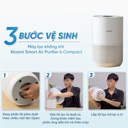 Thumbnail Máy lọc không khí Xiaomi Smart Air Purifier 4 Compact BHR5860EU/ Lõi lọc không khí BHR5861GL 1