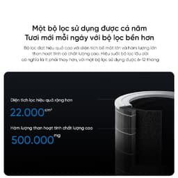 Thumbnail Máy lọc không khí Xiaomi Mi Air Purifier 4 EU BHR5096GL - Lọc sạch 99.97% bụi bẩn 3