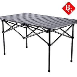 Thumbnail BG - Bàn cắm trại gấp NHỎ GỌN  có thể gập lại, TSD120CM ĐEN cao 50cm, phù hợp cho DU LỊCH 2