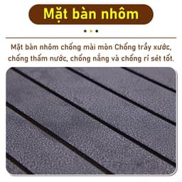 Thumbnail Bàn cắm trại gấp gọn, TSD, dễ mang theo có thể gập lại, có nhiều kích thước 53 95 120cm new 4