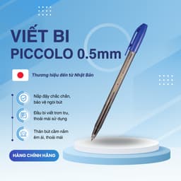 Thumbnail Bút bi nắp Piccolo hộp 12 cây xanh/đen/đỏ - Zebra [Chính hãng] 2