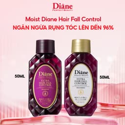 Thumbnail Combo dầu gội xả giảm rụng tóc đến 96% phục hồi gãy rụng Moist Diane Extra Hair Fall Control 50ml*2 1