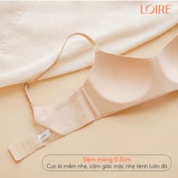 Thumbnail Áo Lót Không Gọng Đệm Mỏng Thoải Mái Loirechic BRDE144 3