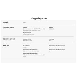 Thumbnail Củ sạc nhanh 25W Samsung EP-T2510 | Cổng Type-C - Công nghệ GaN Power Delivery | Bảo hành 12 tháng 3