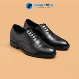 Thumbnail Giày tây công sở nam SMARTMEN tăng chiều cao GD-440 Đen 1