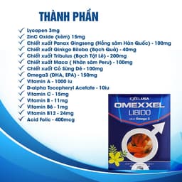 Thumbnail COMBO 2 Hộp Omexxel Libido tăng cường sinh lý nam hộp 30 viên 2