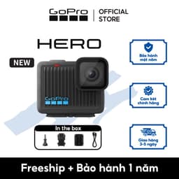Thumbnail GoPro HERO - Camera hành động chống nước mini, video 4K30/25, ảnh 12MP, chống nước lên đến 5 m 1