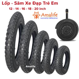 Thumbnail Săm Lốp Xe Đạp Trẻ Em Đủ Cỡ 12 14 16 18 20 inch Rộng 2.125inch Cao Su Tự Nhiên Chính Hãng Amalife 1