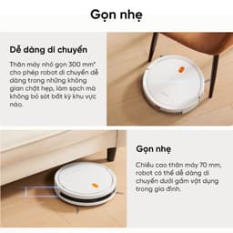 Thumbnail Robot Hút Bụi Lau Nhà Xiaomi Vacuum E5 - Lực hút 2000Pa, 150m2 - Ba Cấp Độ Hút 4