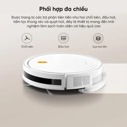 Thumbnail Robot Hút Bụi Lau Nhà Xiaomi Vacuum E5 - Lực hút 2000Pa, 150m2 - Ba Cấp Độ Hút 1