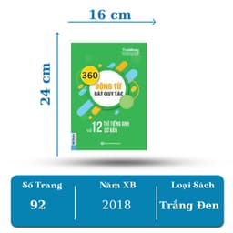 Thumbnail Sách - 360 Động Từ Bất Quy Tắc Và 12 Thì Tiếng Anh Cơ Bản - MCBooks 3