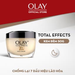 Thumbnail Kem Dưỡng Ẩm OLAY TOTAL EFFECTS Ban Đêm Phục Hồi & Làm Chậm 7 Dấu Hiệu Lão Hóa 50G 2