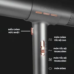 Thumbnail Máy sấy tóc cao cấp ENZO 8003, với công nghệ ION âm cho mái tóc bóng mượt tự nhiên BH 5 Năm 2