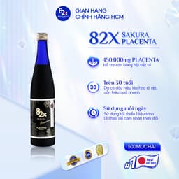 Thumbnail Nước Uống Đẹp Da 82X SAKURA PLACENTA PREMIUM Dòng Cao Cấp - Cân Bằng Nội Tiết, Sáng Đều Màu Da 2