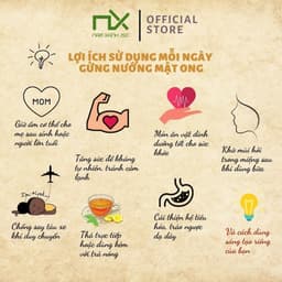 Thumbnail Nam Xanh Gừng Nướng Mật Ong Ginger Honey Túi 10 Miếng 3