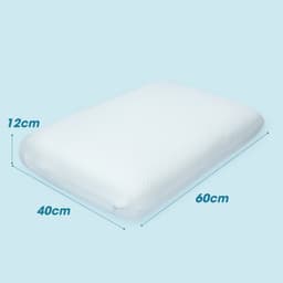Thumbnail Ruột gối cao su non hỗ trợ ngủ ngon NIN House 60x40x12cm cho người lớn, người già 1