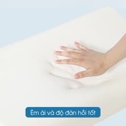 Thumbnail Ruột gối cao su non hỗ trợ ngủ ngon NIN House 60x40x12cm cho người lớn, người già 2