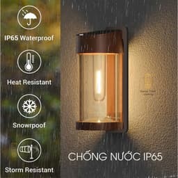 Thumbnail Đèn Treo Tường Energy Green Lighting PA06 - Sử Dụng Năng Lượng Mặt Trời - Trang Trí Ngoài Trời - Tặng Kèm Bóng LED 2