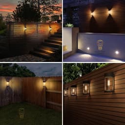 Thumbnail Đèn Treo Tường Energy Green Lighting PA06 - Sử Dụng Năng Lượng Mặt Trời - Trang Trí Ngoài Trời - Tặng Kèm Bóng LED 4
