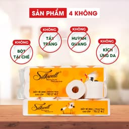 Thumbnail Combo 3 dây giấy vệ sinh Sếu 10 cuộn 4 lớp mềm mịn siêu dai chính hãng 3
