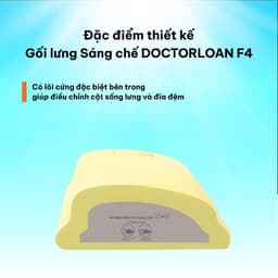Thumbnail Gối lưng DOCTORLOAN F4 hỗ trợ nắn chỉnh sai lệch đốt sống lưng và ngực 2