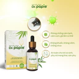Thumbnail Tinh Dầu Tràm Gió 100% Nguyên Chất Dr.Papie Phòng Cảm Cúm, Cảm Lạnh, Giữ Ấm Cơ Thể Cho Bé Từ Sơ Sinh - 30ml 2