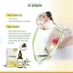 Thumbnail Tinh Dầu Tràm Gió 100% Nguyên Chất Dr.Papie Phòng Cảm Cúm, Cảm Lạnh, Giữ Ấm Cơ Thể Cho Bé Từ Sơ Sinh - 30ml 4