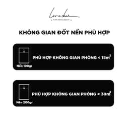 Thumbnail Nến Thơm Phòng Cao Cấp LoveDear In Your Eyes Từ Tinh Dầu Thiên Nhiên và Sáp Cọ - Trang Trí Decor 200g 2