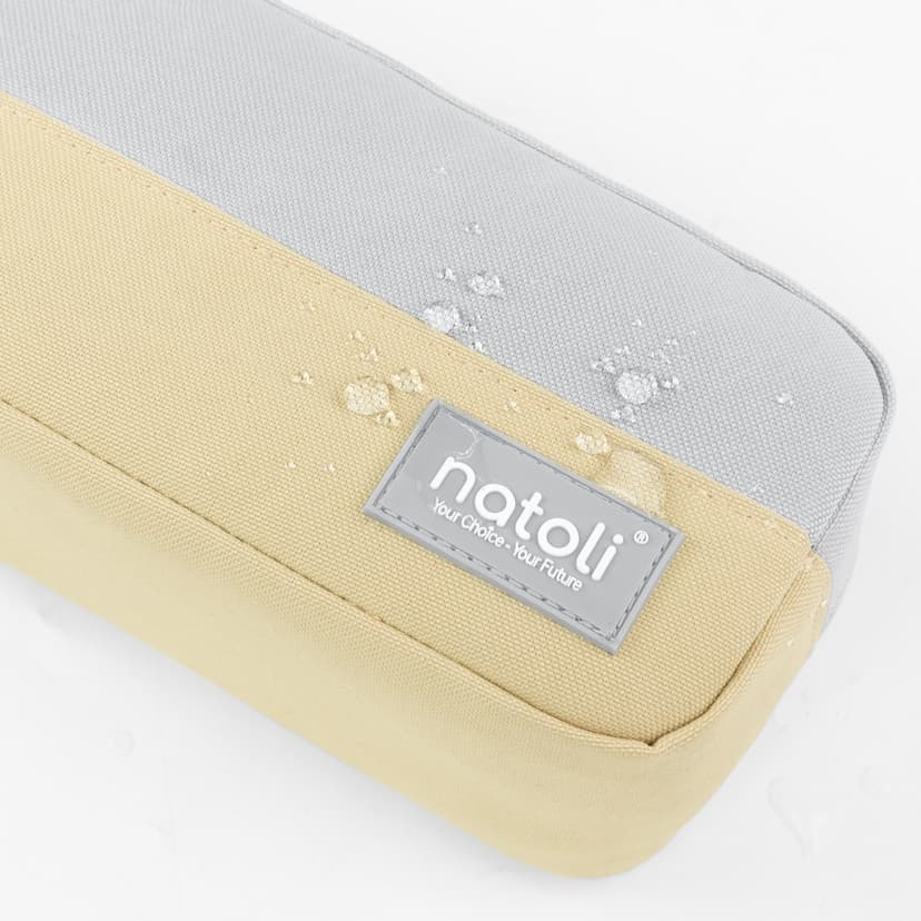 Ảnh Bóp viết nhiều ngăn NATOLI, hộp bút cute chống nước đựng bút đa năng - BST Simple Duo Pen Case T23 3