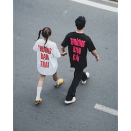 Thumbnail Áo thun DirtyCoins Thương Bạn Gái / Thương Bạn Trai T-Shirt 2